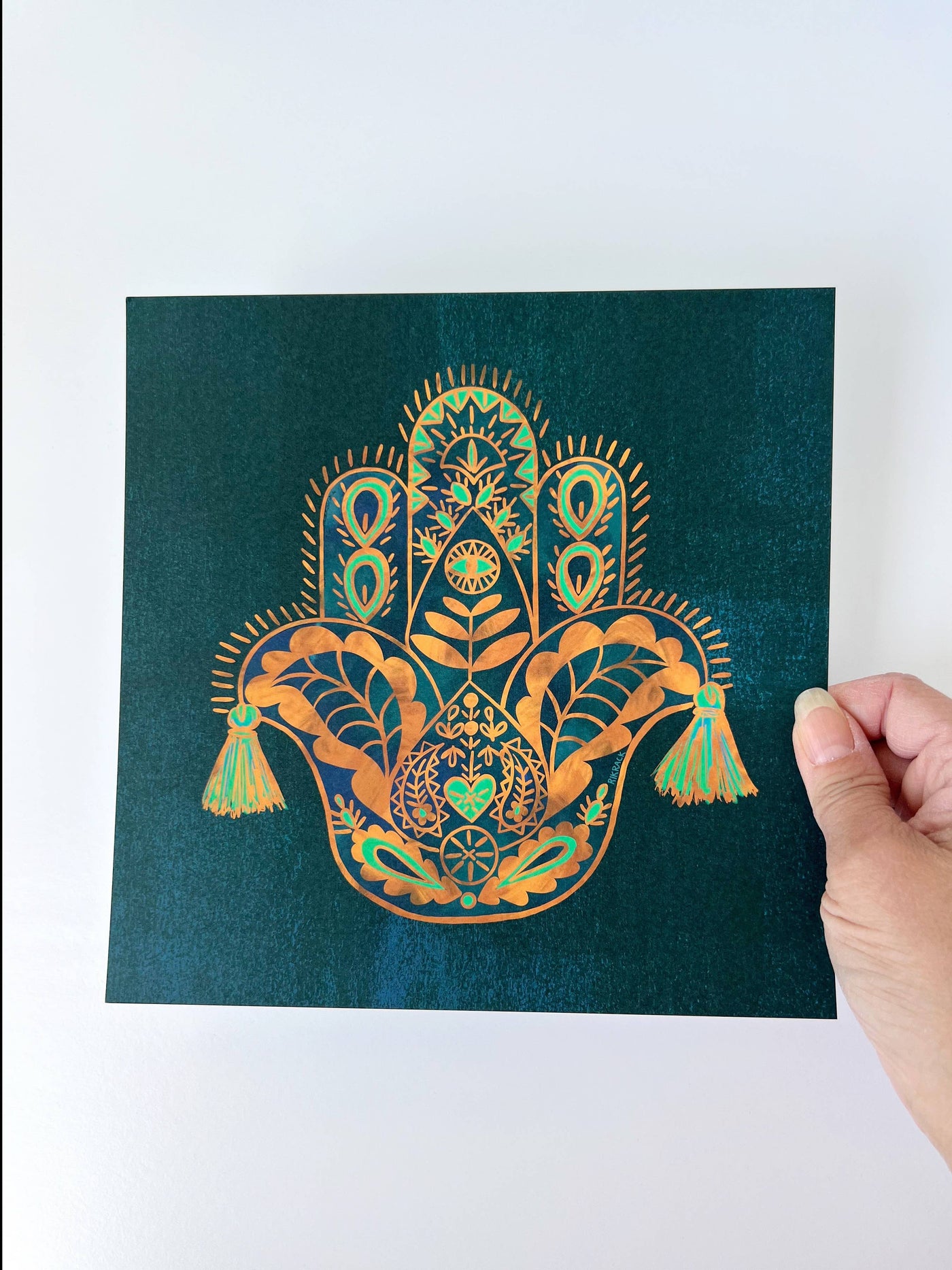 Hamsa 8x8 Art Print