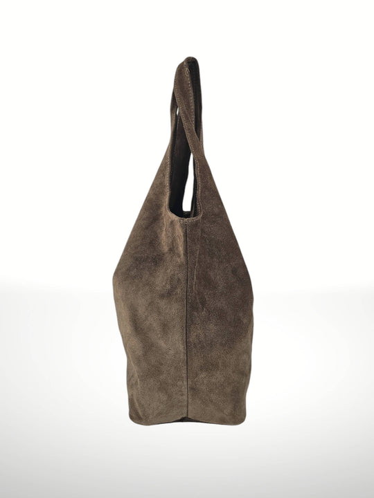 Giannina Suede Shoulder Bag