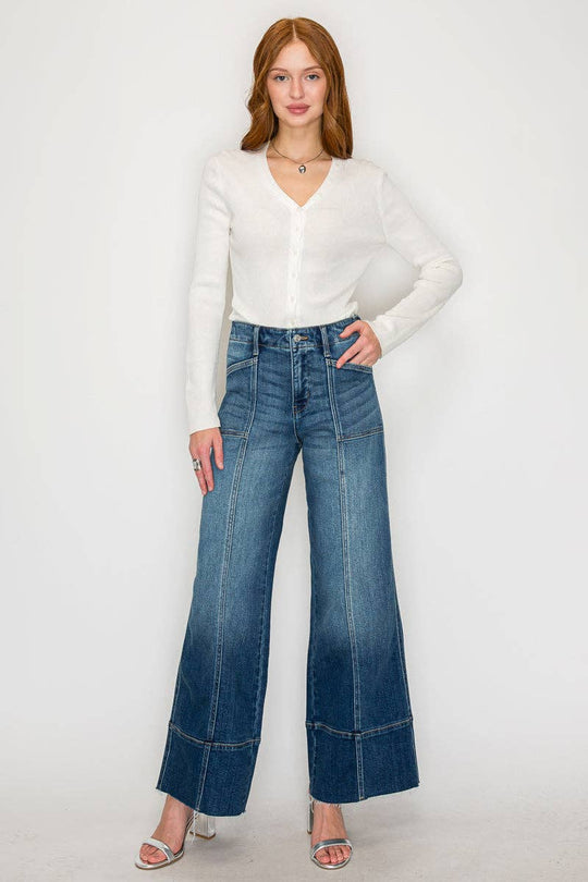 Eco Tummy Control Palazzo Jeans