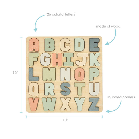 Wooden Alphabet Montessori Learning Toy