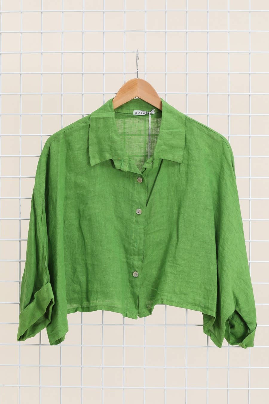Boxy Linen Button Up