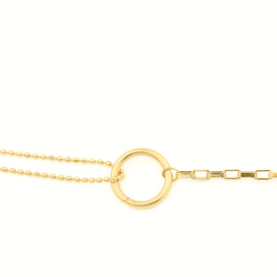 Waterproof Asymmetrical Circle Choker