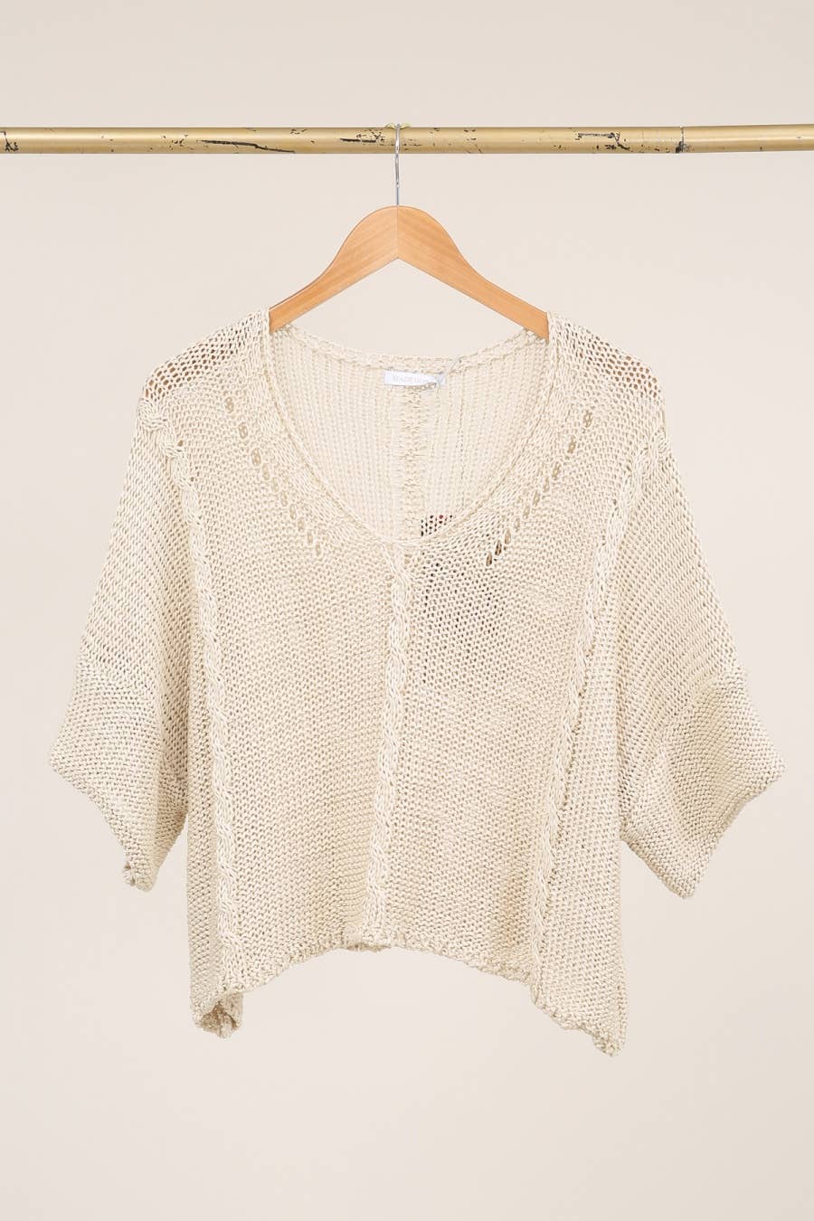 Cotton Knit Sweater