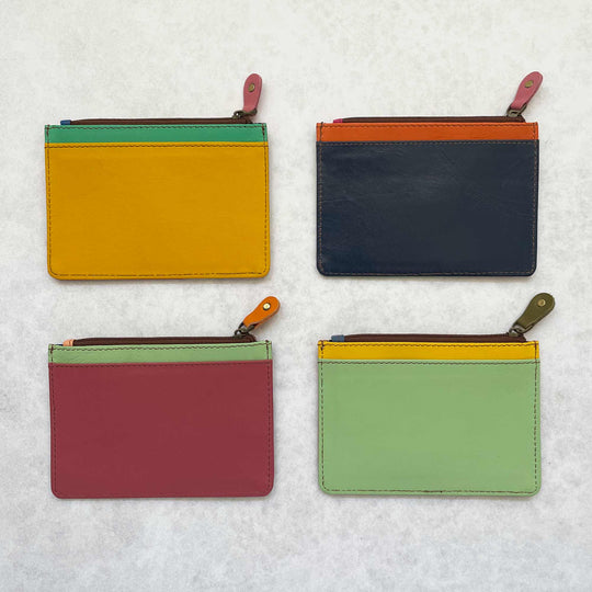 Kanga Recycled Leather Card Purse