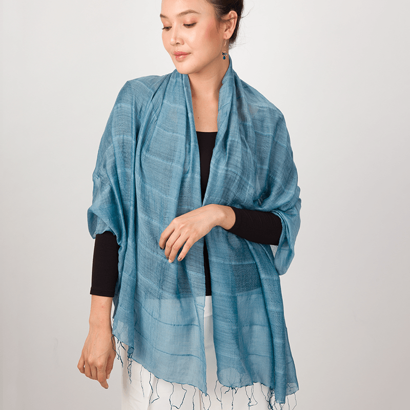 Silk & Linen Blend Scarf