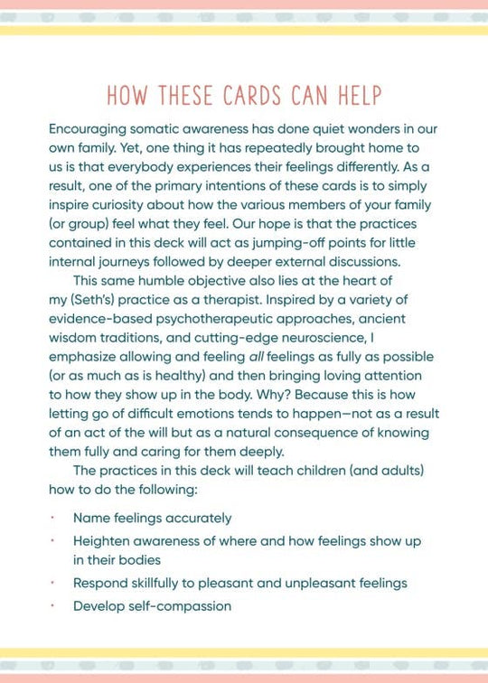 Feelings Deck For Kids