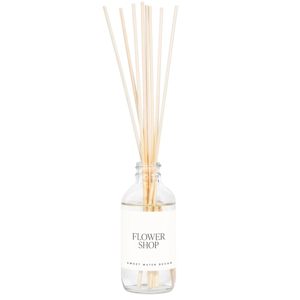 Sweet Water Decor Flower Shop Clear Reed Diffuser - Simple Good