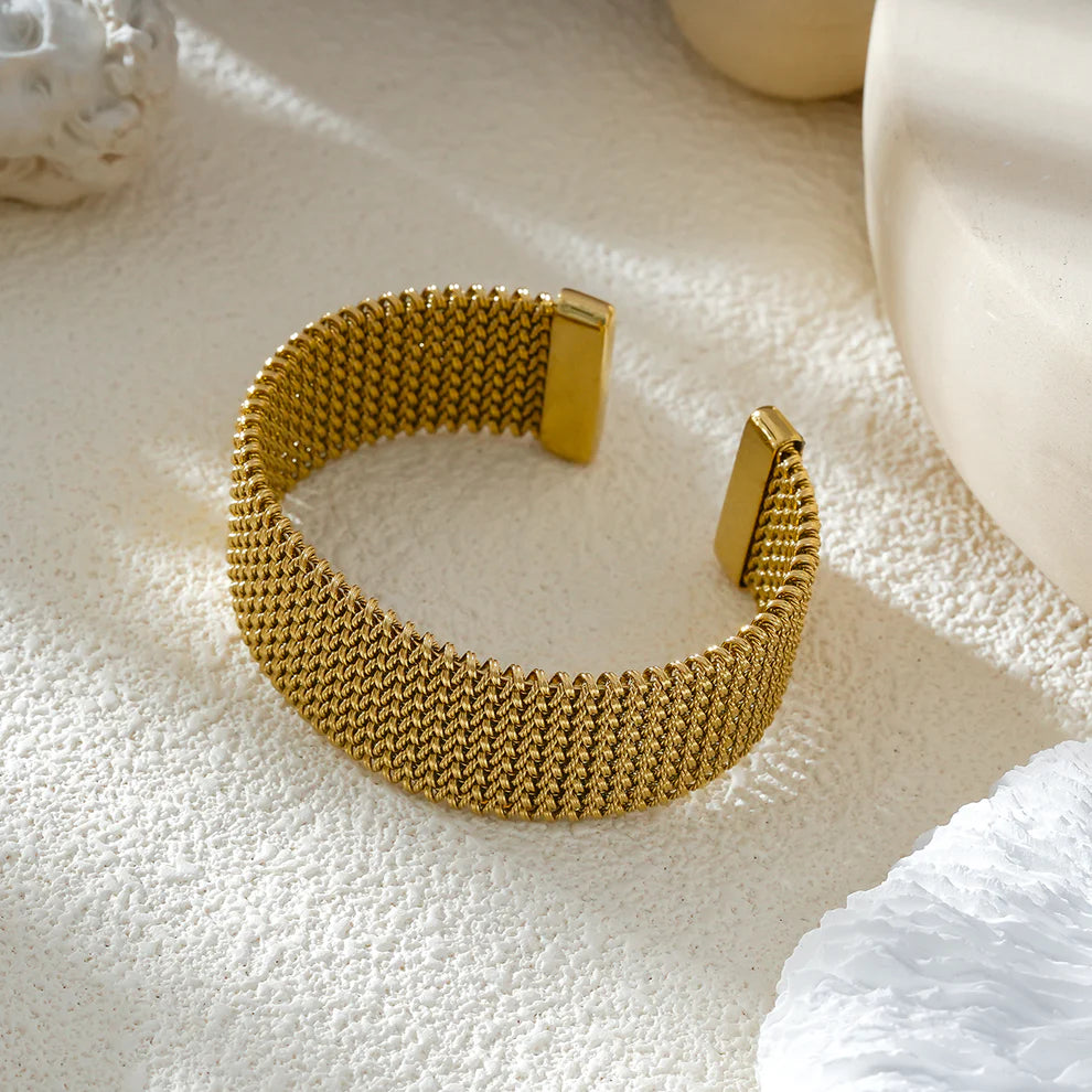 Mesh Cuff Bracelet