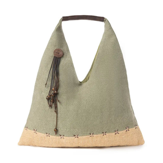 Myra Sandmoor Soft Shoulder Bag in Sandy Espresso