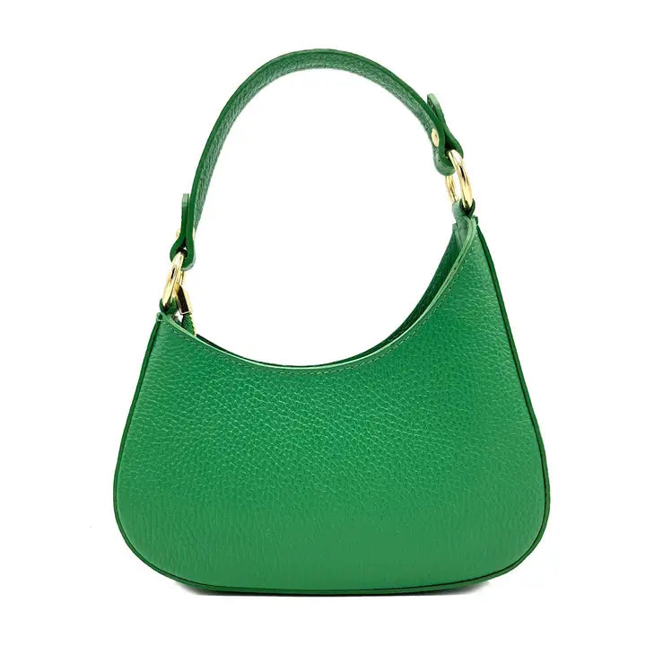 Suie Valentini Genuine Green Leather Mini Shoulder Bag - Simple Good