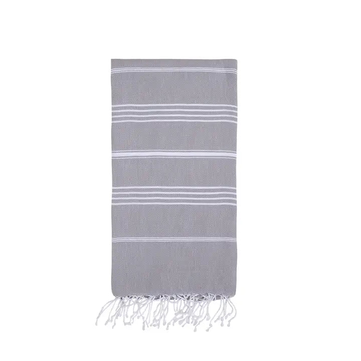 Basic Stripe Cotton Beach Towel