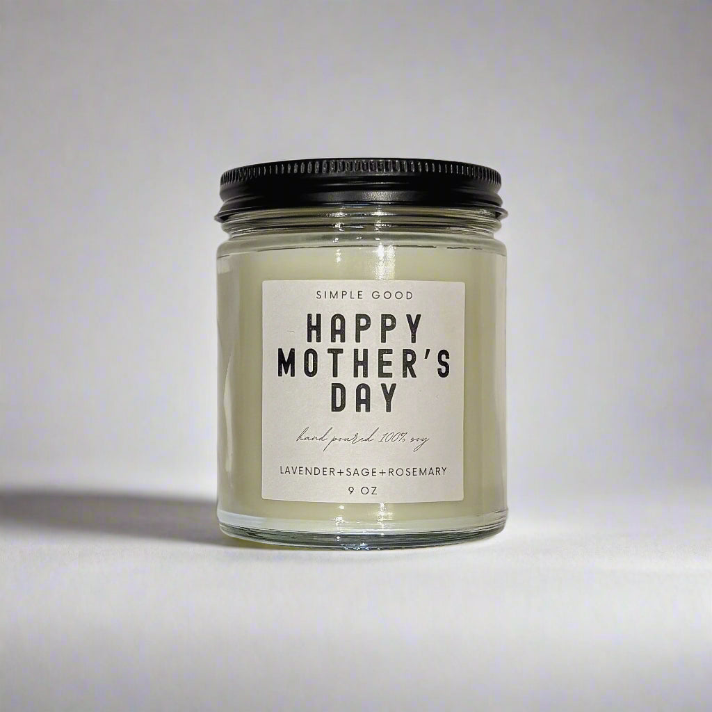 happy mother's day candle