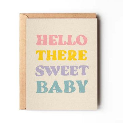 Daydream Prints Hello There- New Baby Card - Simple Good