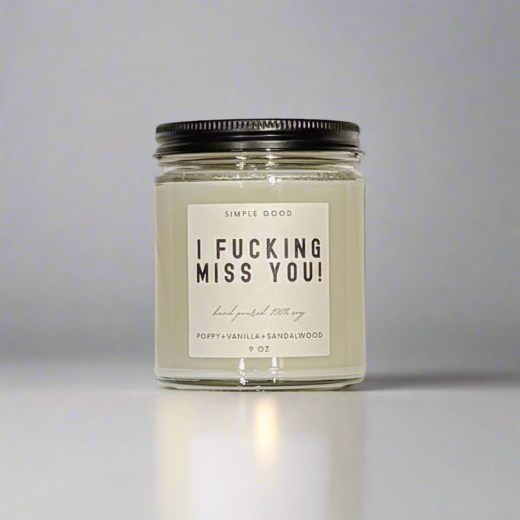 miss you candle