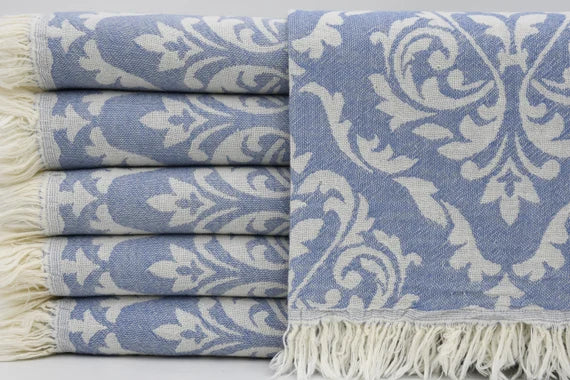 Floral Turkish Beach Towel