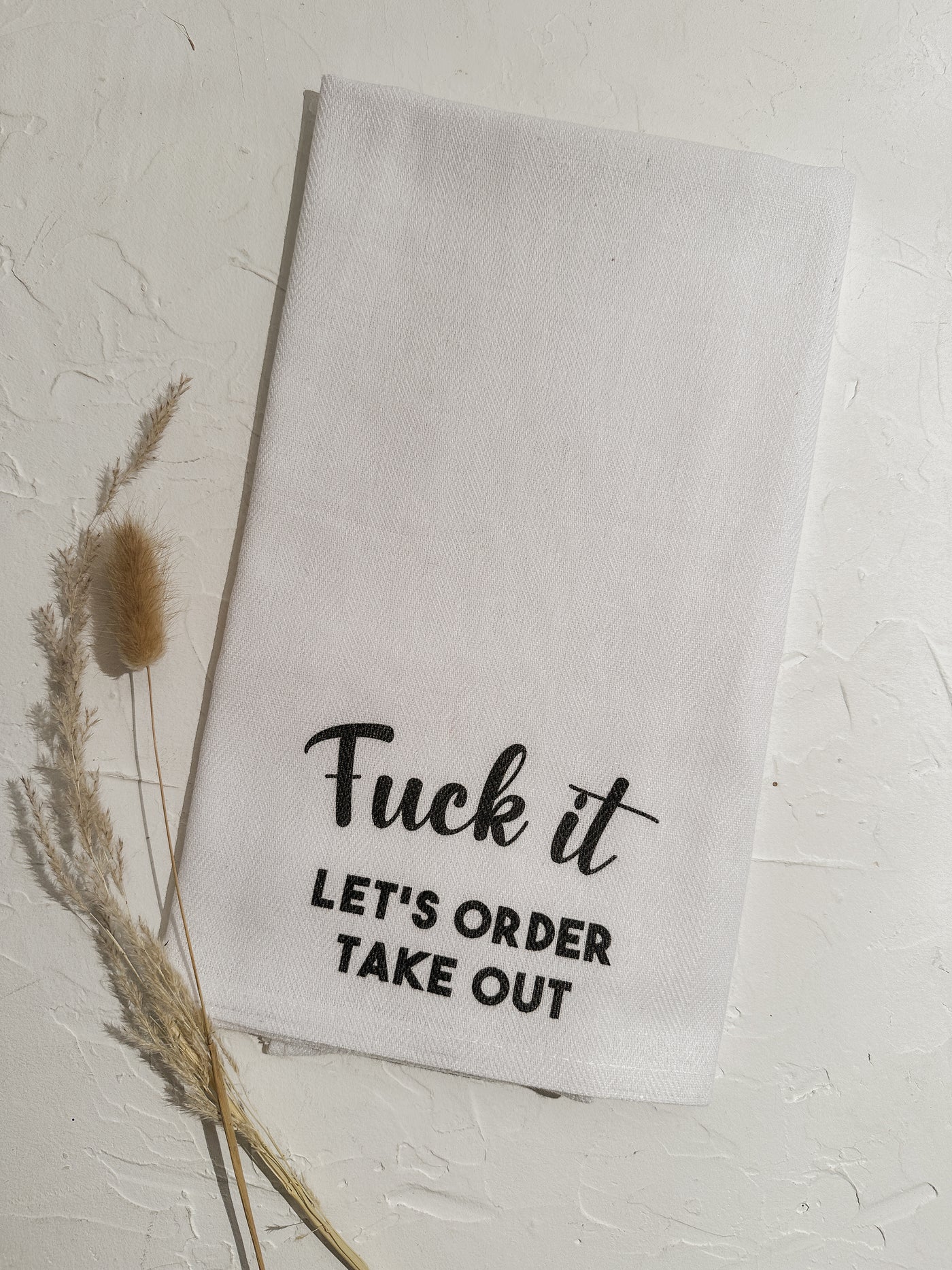 Second Nature By Hand Let's Order Take Out Tea Towel - Simple Good