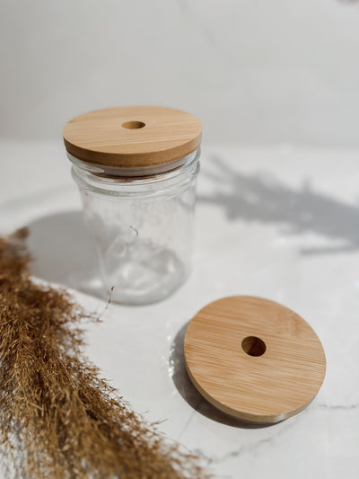 Zefiro Bamboo Mason Jar Lids - Simple Good