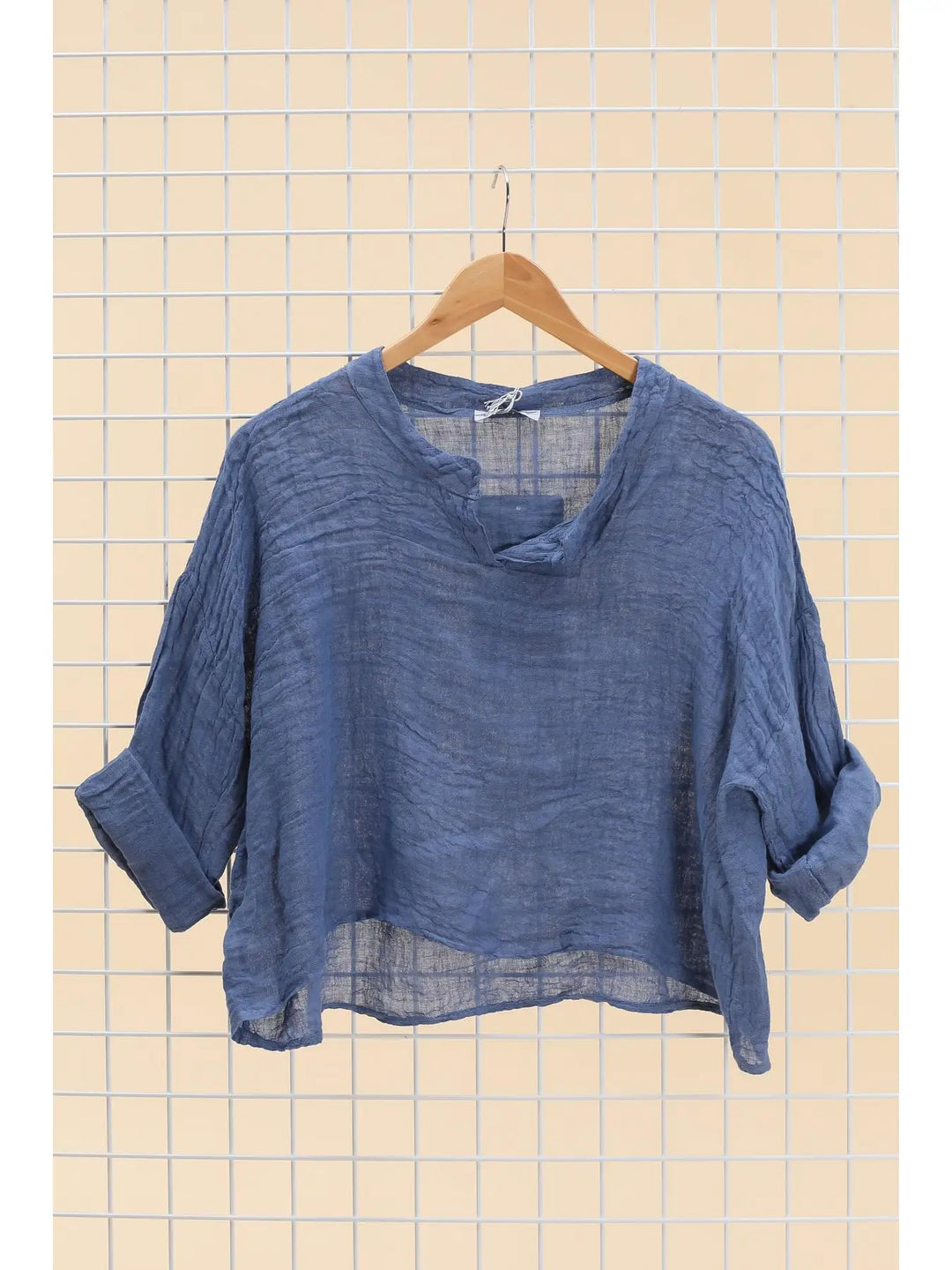Linen V-Neck Top