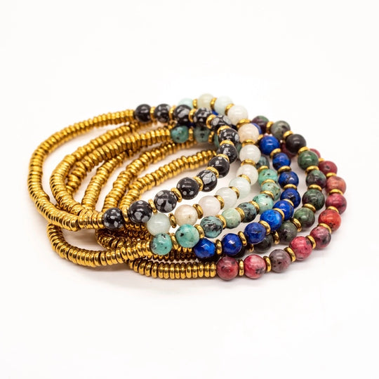 Stone Disc Bracelet