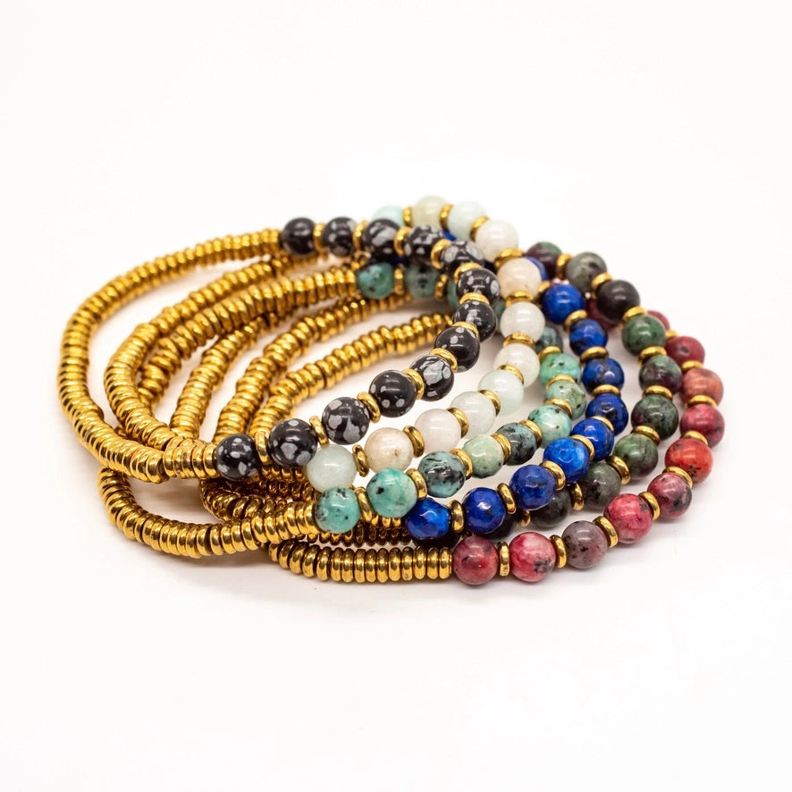 Stone Disc Bracelet