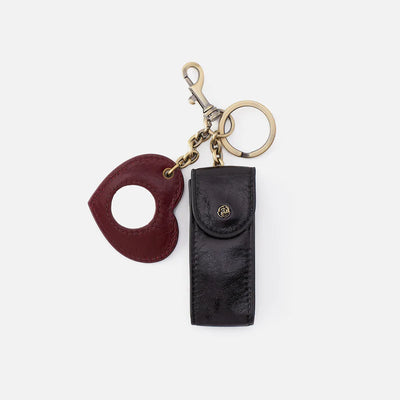 Lipstick Carrier Keychain with Charm