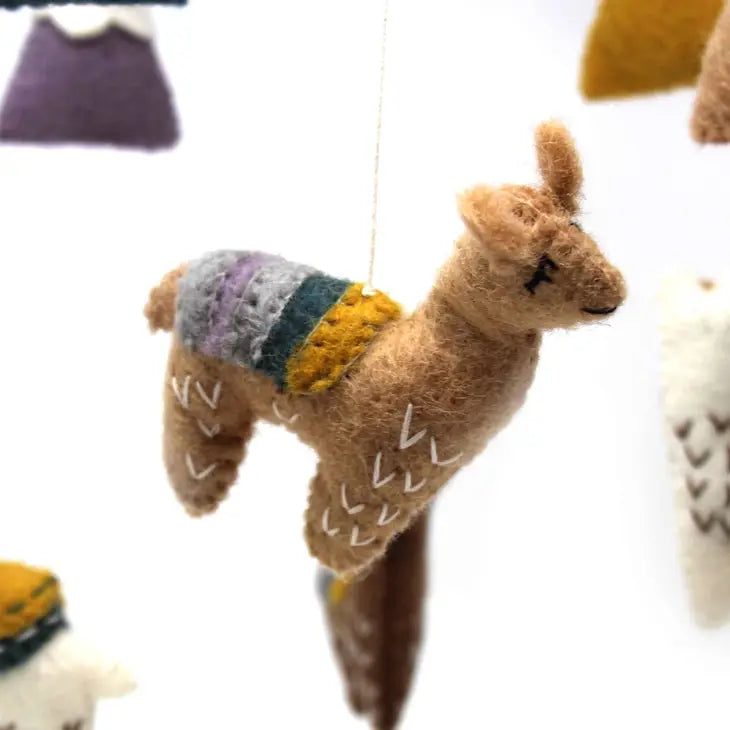 Global Crafts Llama Mobile - Simple Good