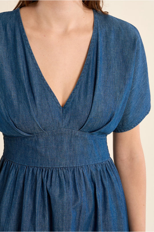Long Denim Dress