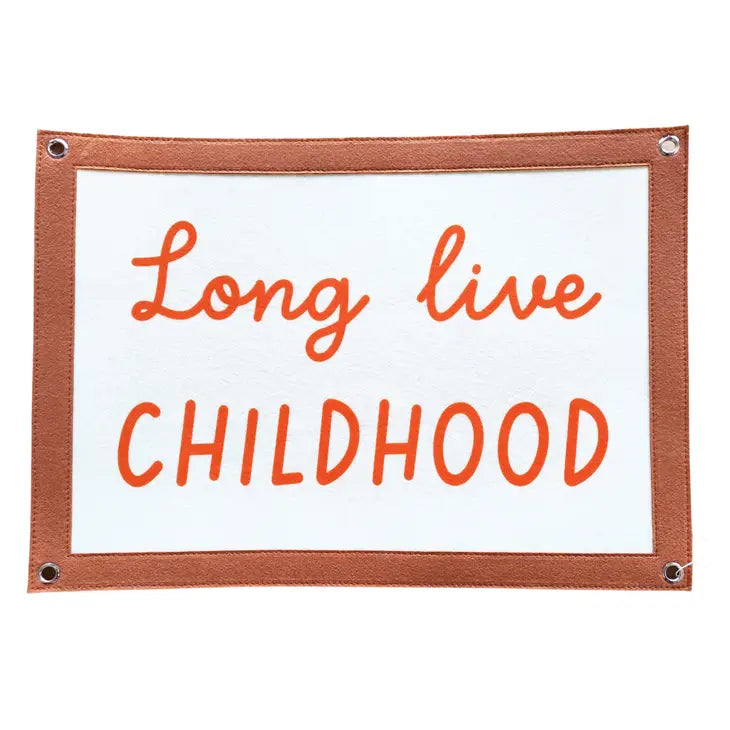 Fun Club Long Live Childhood Banner - Simple Good