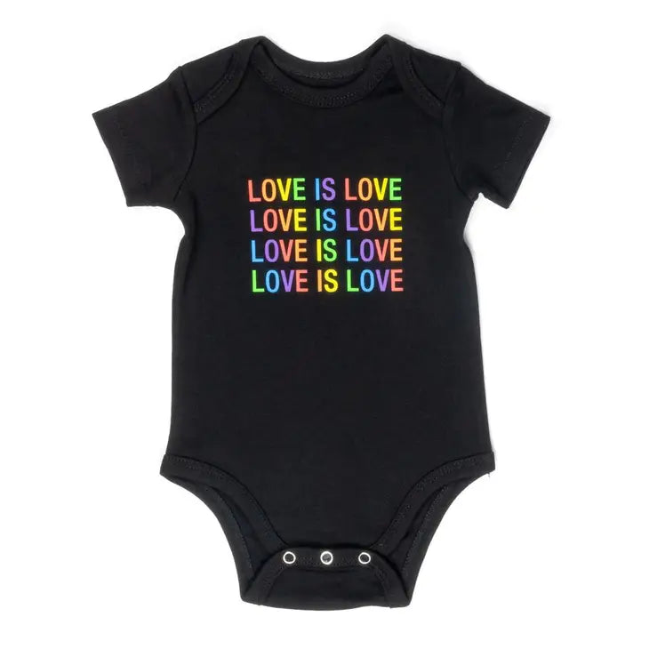 About Face Love is Love Onesie - Simple Good
