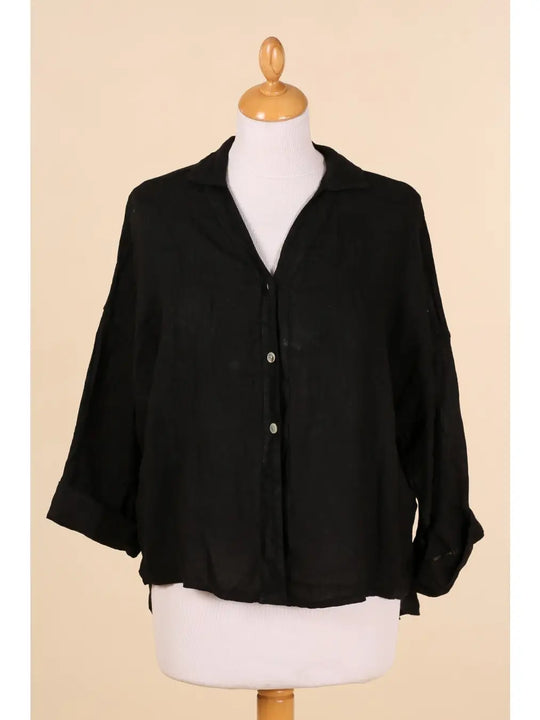 Standard Italian Linen Button Up