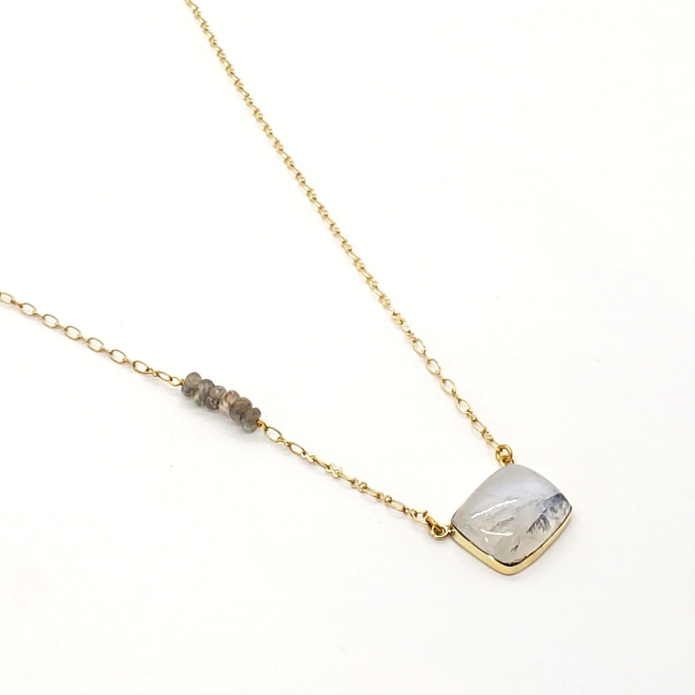 Moonstone Aura Necklace