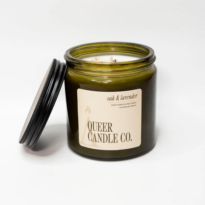 Non Toxic Candle | Oak & Lavender