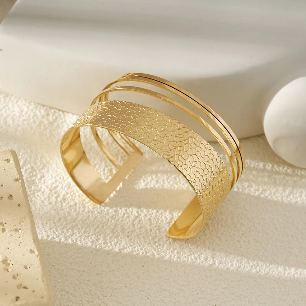 Hammered Cuff Bracelet