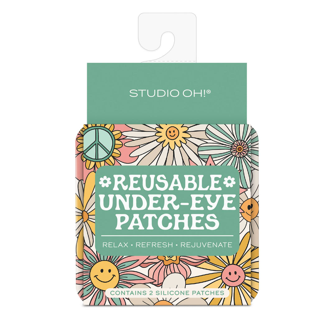 Reusable under-eye patches packaging with Studio Oh! branding on a white background