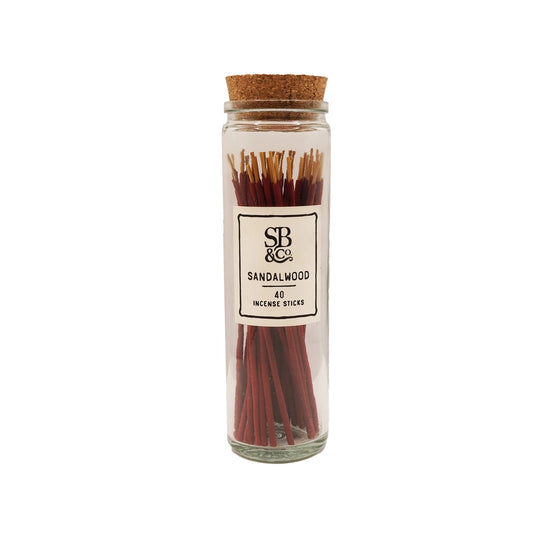 Incense in Glass Jar- 40 Sticks