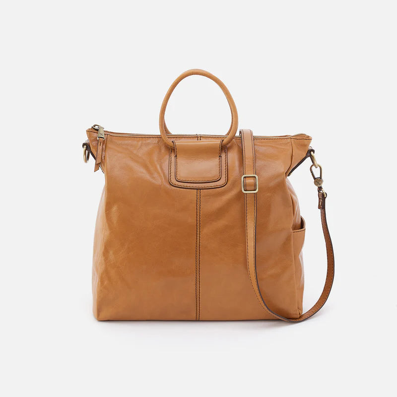 Large Sheila Leather Satchel Bag