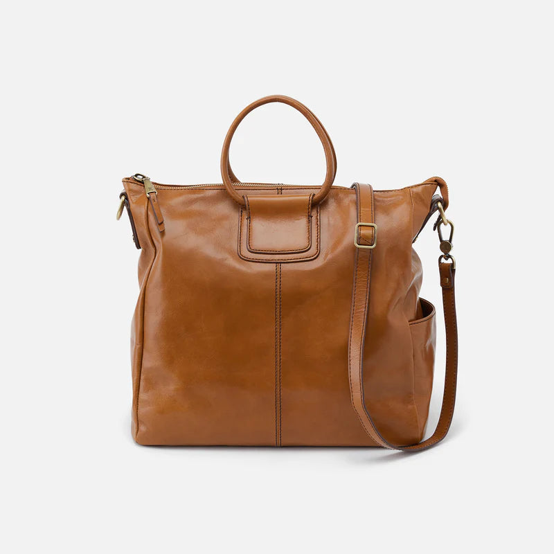 Large Sheila Leather Satchel Bag