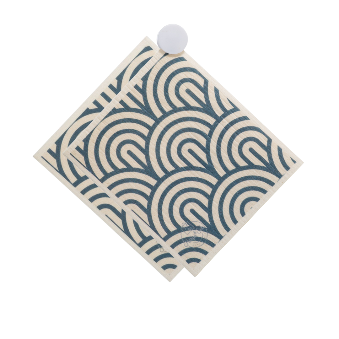 Slate Blue Arches Swedish Dish Cloth