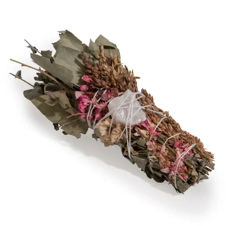 Andaluca Dried Flower + Crystal Smudging Sets - Simple Good