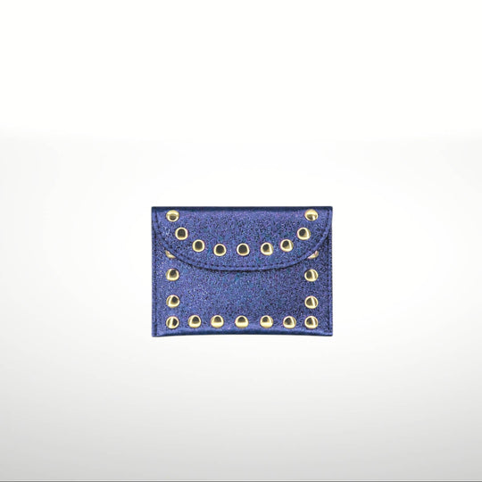 Leather Wallet with Studs