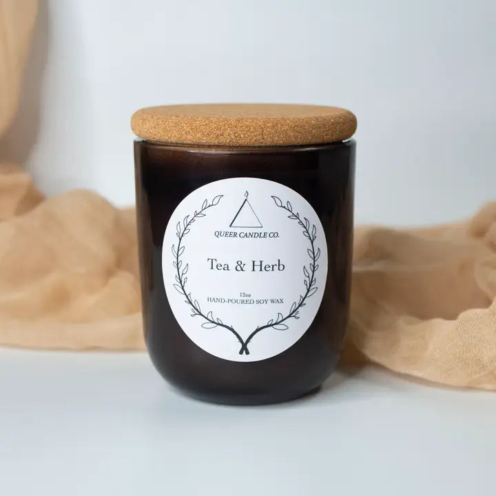 Queer Candle Co. Non Toxic Candle | Tea and Herb - Simple Good
