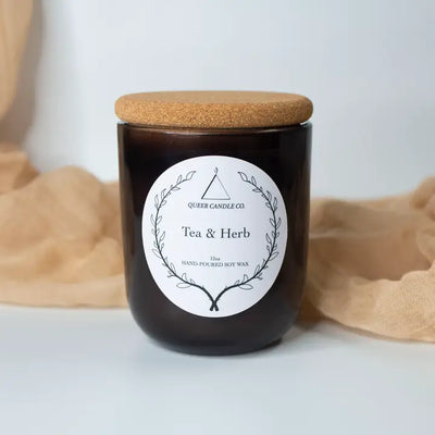 Queer Candle Co. Non Toxic Candle | Tea and Herb - Simple Good