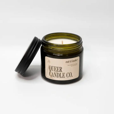 Non Toxic Candle | Teak and Leather