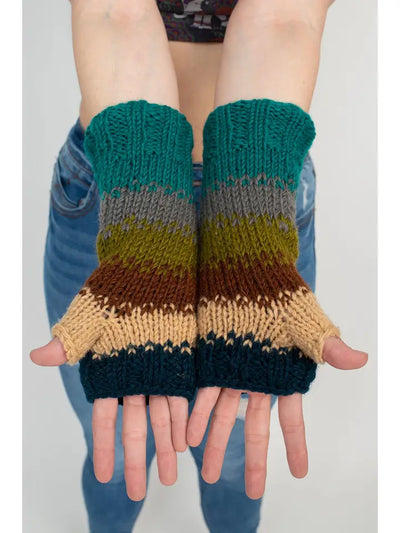 Wool Arm Warmer Gloves