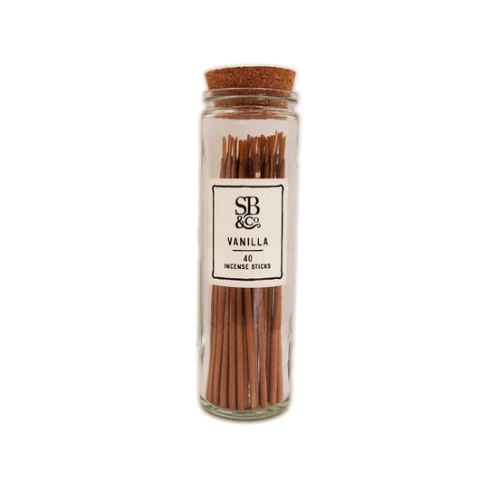 Incense in Glass Jar- 40 Sticks