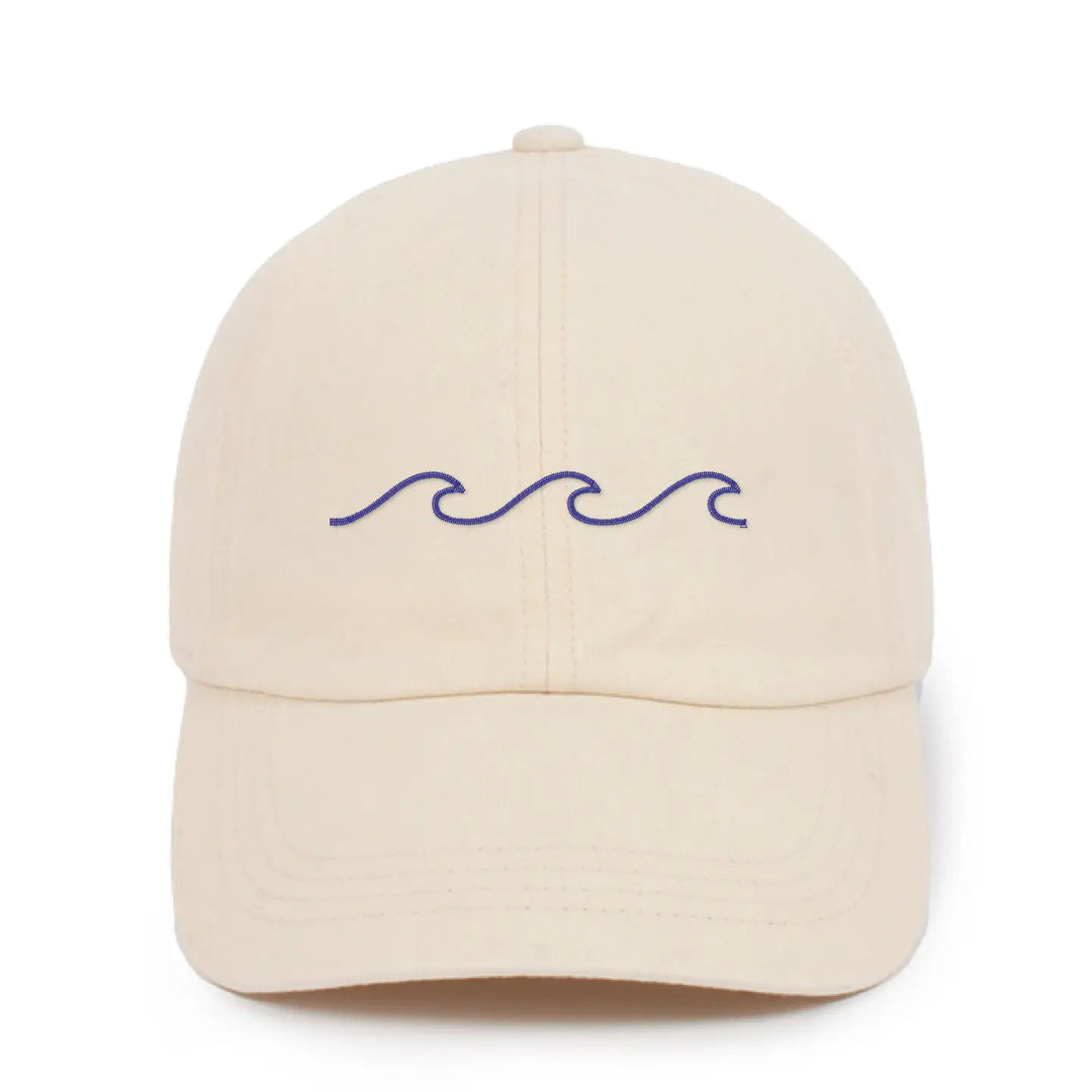 Embroidered Wave Cap