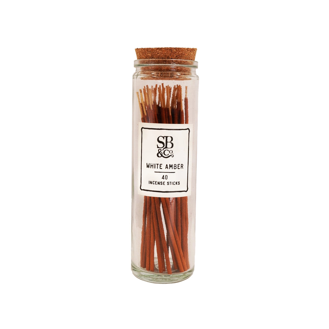 Incense in Glass Jar- 40 Sticks