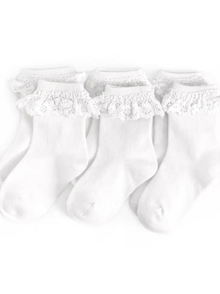 Little Stocking Co. Lace Midi Sock 3-Pack - Simple Good