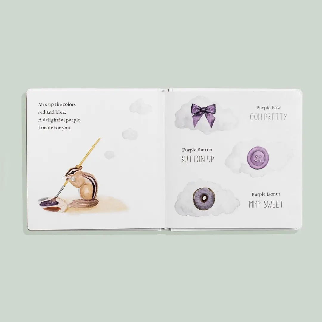 Paige Tate & Co. Wishy Washy: Board Book of First Words and Colors - Simple Good