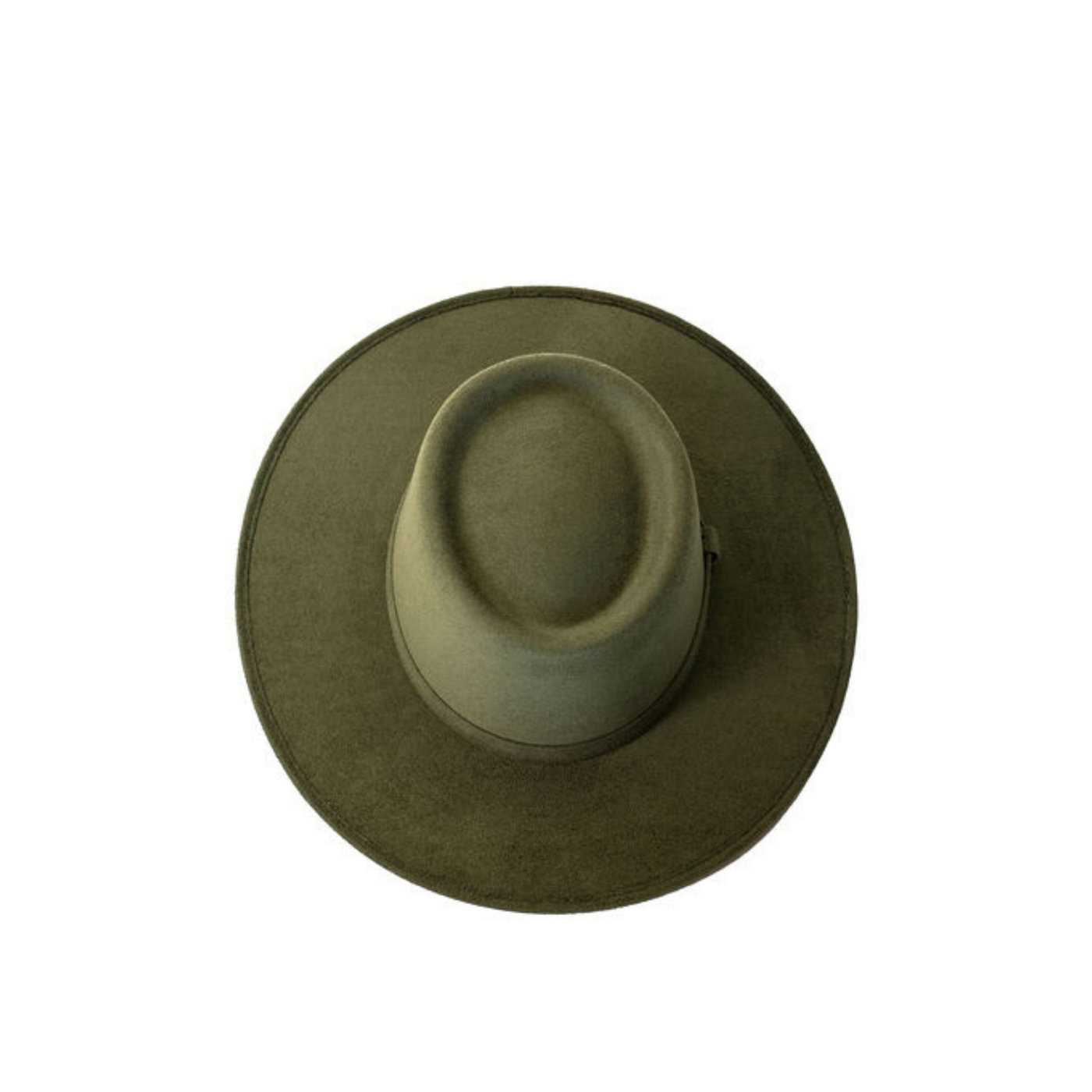 The Modern Cactus Co Vegan Suede Crown Top Hat: Olive - Simple Good